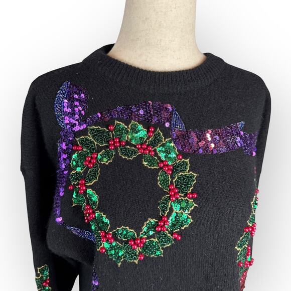 Vintage Marisa Christina Christmas Sweater Large - Picture 3 of 9
